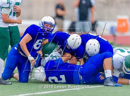 Thumbnail 1 in Rockport-Fulton vs La Vernia Freshman Blue photogallery.