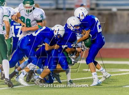 Thumbnail 3 in Rockport-Fulton vs La Vernia Freshman Blue photogallery.