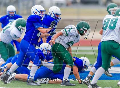 Thumbnail 2 in Rockport-Fulton vs La Vernia Freshman Blue photogallery.