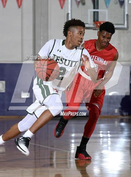 Thumbnail 1 in Centennial vs. Strake Jesuit (St. Hope Elite Classic) photogallery.
