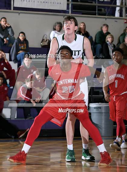 Thumbnail 1 in Centennial vs. Strake Jesuit (St. Hope Elite Classic) photogallery.