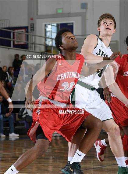 Thumbnail 3 in Centennial vs. Strake Jesuit (St. Hope Elite Classic) photogallery.
