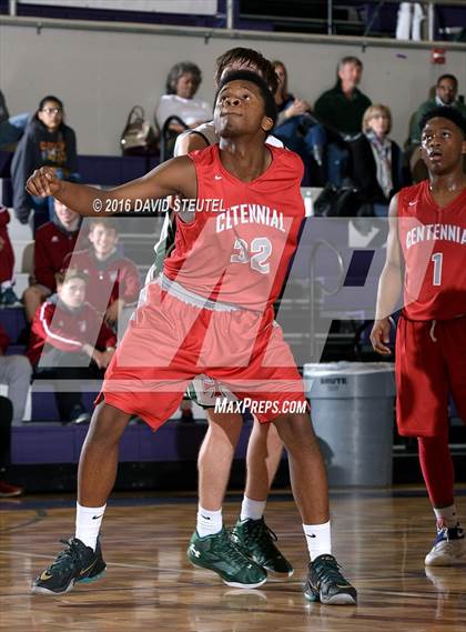 Thumbnail 3 in Centennial vs. Strake Jesuit (St. Hope Elite Classic) photogallery.