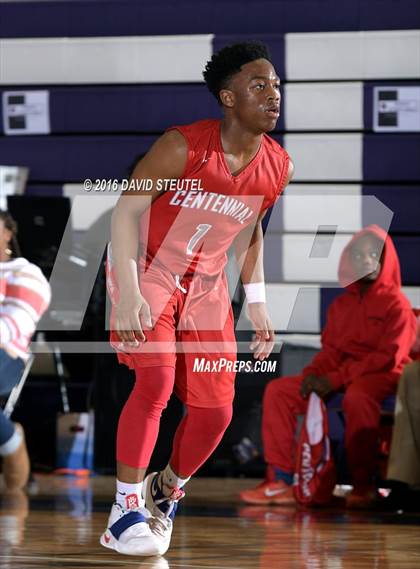 Thumbnail 1 in Centennial vs. Strake Jesuit (St. Hope Elite Classic) photogallery.
