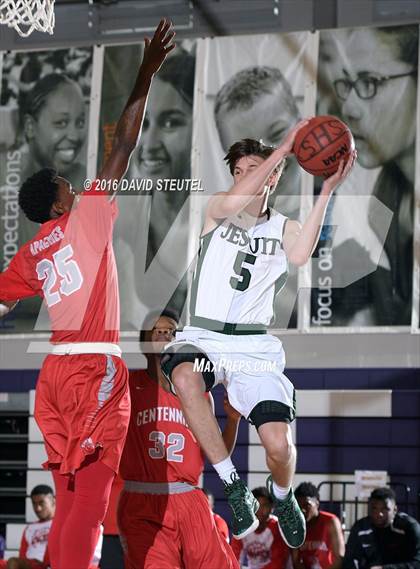 Thumbnail 2 in Centennial vs. Strake Jesuit (St. Hope Elite Classic) photogallery.