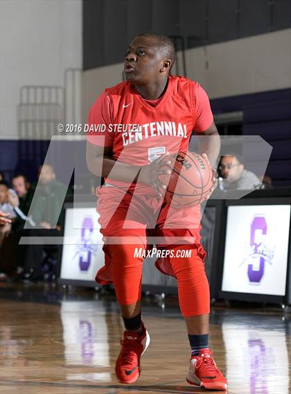 Thumbnail 2 in Centennial vs. Strake Jesuit (St. Hope Elite Classic) photogallery.