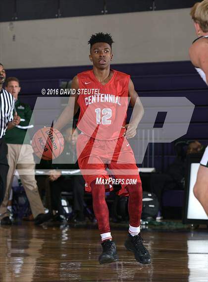 Thumbnail 1 in Centennial vs. Strake Jesuit (St. Hope Elite Classic) photogallery.