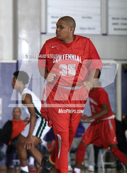 Thumbnail 2 in Centennial vs. Strake Jesuit (St. Hope Elite Classic) photogallery.