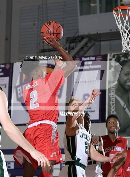 Thumbnail 2 in Centennial vs. Strake Jesuit (St. Hope Elite Classic) photogallery.