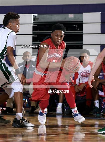 Thumbnail 2 in Centennial vs. Strake Jesuit (St. Hope Elite Classic) photogallery.