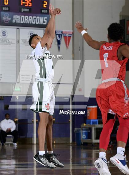 Thumbnail 3 in Centennial vs. Strake Jesuit (St. Hope Elite Classic) photogallery.