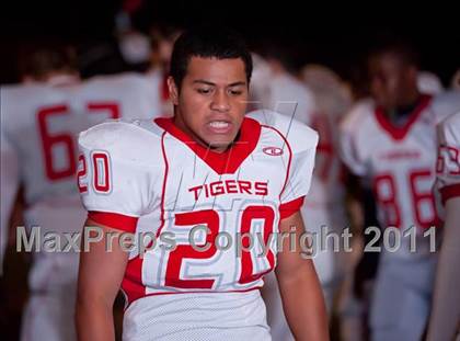 Thumbnail 1 in Patterson @ Placer (CIF SJS Playoffs) photogallery.