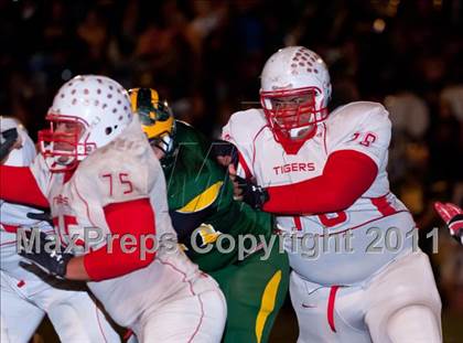 Thumbnail 2 in Patterson @ Placer (CIF SJS Playoffs) photogallery.