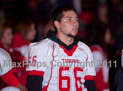 Thumbnail 2 in Patterson @ Placer (CIF SJS Playoffs) photogallery.