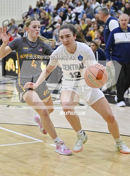 Thumbnail 2 in Monroe Central vs. Lafayette Central Catholic (IHSAA 2A Lapel Regional)  photogallery.