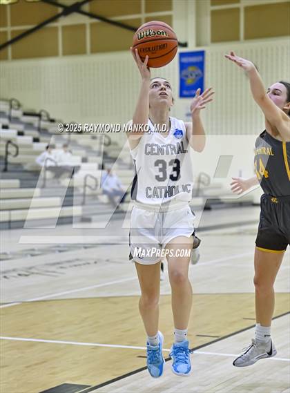 Thumbnail 2 in Monroe Central vs. Lafayette Central Catholic (IHSAA 2A Lapel Regional)  photogallery.
