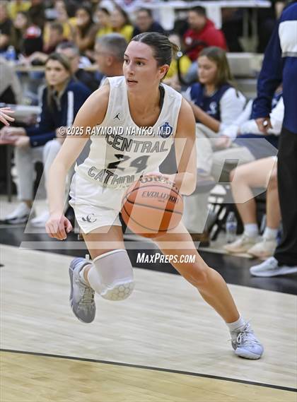 Thumbnail 3 in Monroe Central vs. Lafayette Central Catholic (IHSAA 2A Lapel Regional)  photogallery.