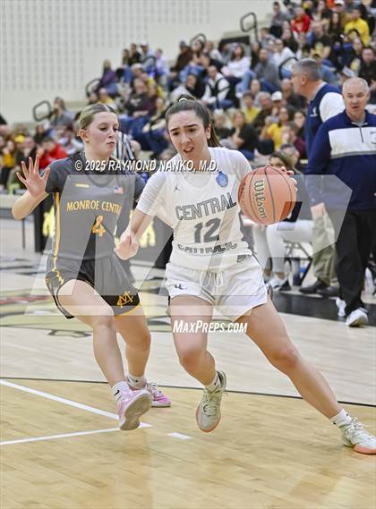 Thumbnail 1 in Monroe Central vs. Lafayette Central Catholic (IHSAA 2A Lapel Regional)  photogallery.