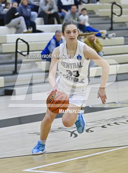 Thumbnail 2 in Monroe Central vs. Lafayette Central Catholic (IHSAA 2A Lapel Regional)  photogallery.