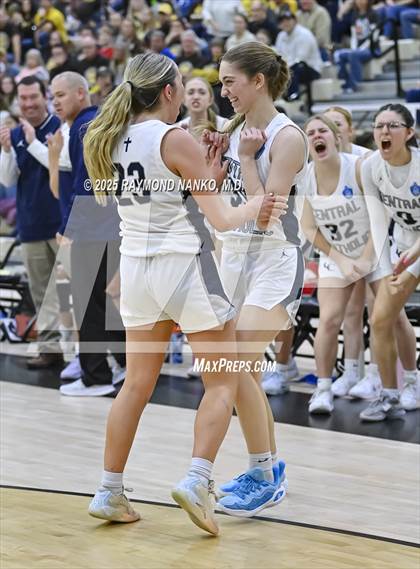 Thumbnail 1 in Monroe Central vs. Lafayette Central Catholic (IHSAA 2A Lapel Regional)  photogallery.