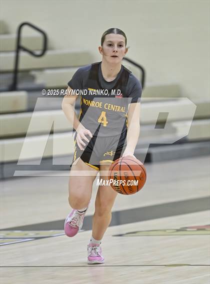 Thumbnail 2 in Monroe Central vs. Lafayette Central Catholic (IHSAA 2A Lapel Regional)  photogallery.