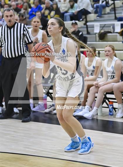 Thumbnail 2 in Monroe Central vs. Lafayette Central Catholic (IHSAA 2A Lapel Regional)  photogallery.
