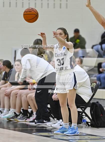 Thumbnail 3 in Monroe Central vs. Lafayette Central Catholic (IHSAA 2A Lapel Regional)  photogallery.