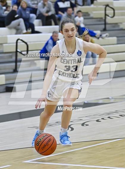 Thumbnail 3 in Monroe Central vs. Lafayette Central Catholic (IHSAA 2A Lapel Regional)  photogallery.