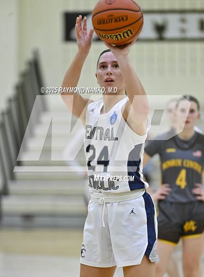 Thumbnail 2 in Monroe Central vs. Lafayette Central Catholic (IHSAA 2A Lapel Regional)  photogallery.