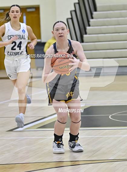 Thumbnail 1 in Monroe Central vs. Lafayette Central Catholic (IHSAA 2A Lapel Regional)  photogallery.