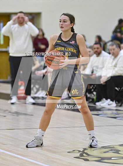 Thumbnail 1 in Monroe Central vs. Lafayette Central Catholic (IHSAA 2A Lapel Regional)  photogallery.