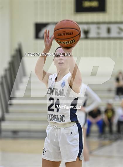 Thumbnail 2 in Monroe Central vs. Lafayette Central Catholic (IHSAA 2A Lapel Regional)  photogallery.