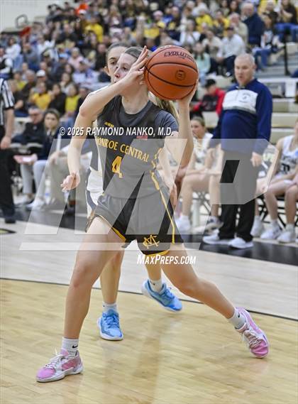 Thumbnail 3 in Monroe Central vs. Lafayette Central Catholic (IHSAA 2A Lapel Regional)  photogallery.