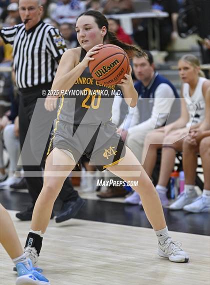 Thumbnail 2 in Monroe Central vs. Lafayette Central Catholic (IHSAA 2A Lapel Regional)  photogallery.