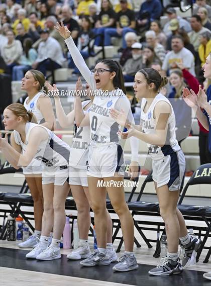 Thumbnail 1 in Monroe Central vs. Lafayette Central Catholic (IHSAA 2A Lapel Regional)  photogallery.