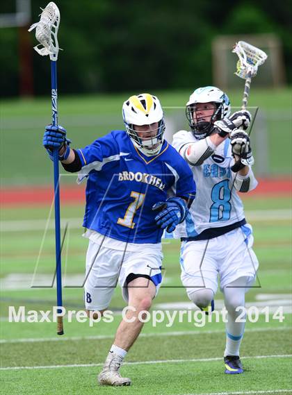 Thumbnail 2 in Brookfield vs. East Catholic (CIAC Class S Semifinal) photogallery.