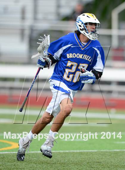 Thumbnail 3 in Brookfield vs. East Catholic (CIAC Class S Semifinal) photogallery.