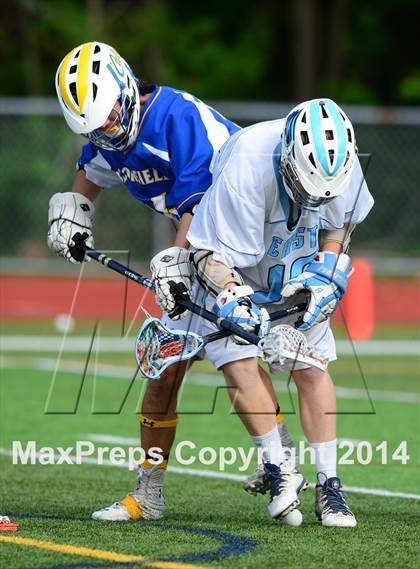 Thumbnail 2 in Brookfield vs. East Catholic (CIAC Class S Semifinal) photogallery.