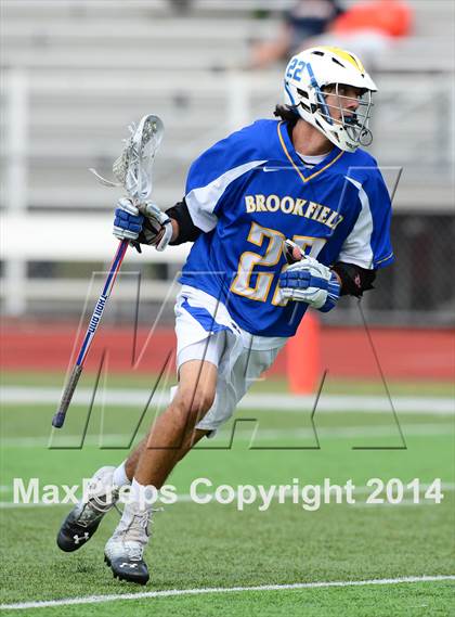 Thumbnail 1 in Brookfield vs. East Catholic (CIAC Class S Semifinal) photogallery.