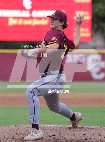 Thumbnail 3 in Cathedral Catholic vs. Point Loma (CIF SDS Division 1 Semifinal Game 2) photogallery.