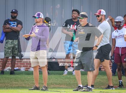 Thumbnail 1 in Collierville vs Desoto Central  (U of Memphis 7v7) photogallery.