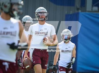 Thumbnail 3 in Collierville vs Desoto Central  (U of Memphis 7v7) photogallery.