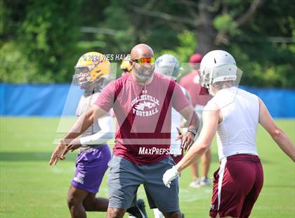 Thumbnail 3 in Collierville vs Desoto Central  (U of Memphis 7v7) photogallery.