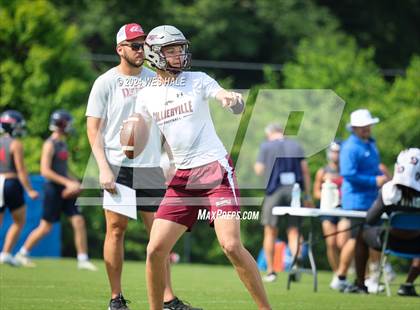 Thumbnail 2 in Collierville vs Desoto Central  (U of Memphis 7v7) photogallery.