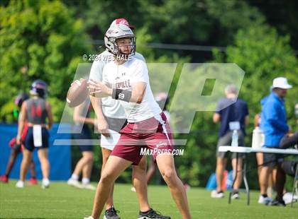 Thumbnail 3 in Collierville vs Desoto Central  (U of Memphis 7v7) photogallery.