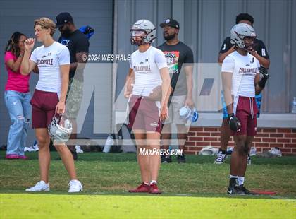 Thumbnail 3 in Collierville vs Desoto Central  (U of Memphis 7v7) photogallery.
