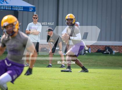Thumbnail 1 in Collierville vs Desoto Central  (U of Memphis 7v7) photogallery.