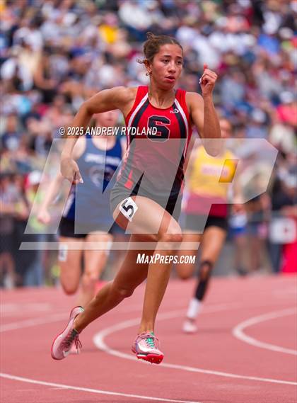 Thumbnail 3 in CHSAA State Championships (400m Finals) photogallery.