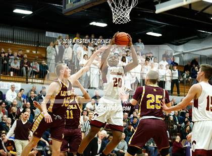 Thumbnail 2 in Loyola Academy vs Schaumburg (IHSA 4A Sectional Semifinal) photogallery.