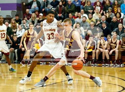Thumbnail 1 in Loyola Academy vs Schaumburg (IHSA 4A Sectional Semifinal) photogallery.